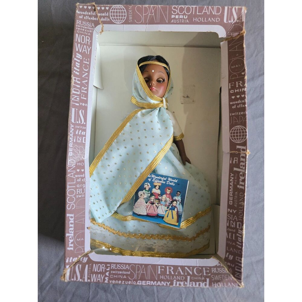 Vintage 1983 Effanbee India Doll Wonderful World International Series NIB